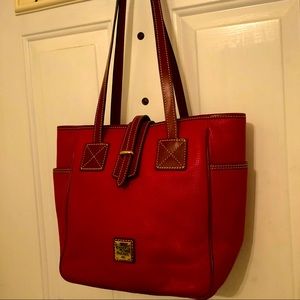 Dooney & Bourke Red Leather Tote